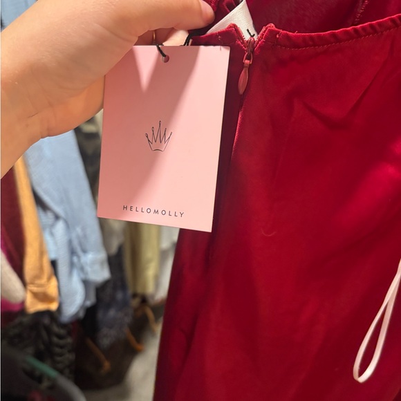 Hello Molly Red Strapless Gown for Weddings - Picture 5 of 7